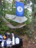 Campsite and Mat's hammock