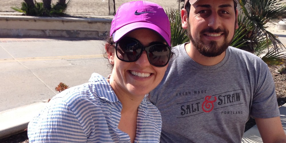 Dan and Jess at Newport Beach